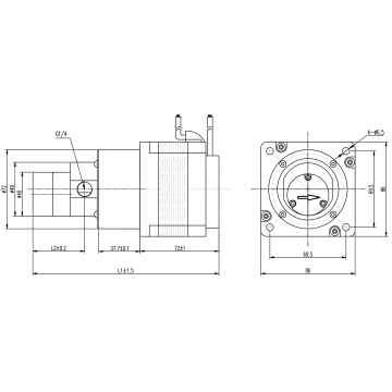 Pompe de transfert de liquide de vitesse de conduite magnétique DC 24V 24V